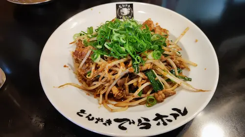 名古屋名物・でらホルのベトコンヘッド(ニンニクたっぷりスタミナ料理)